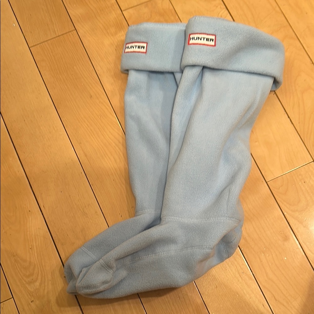 Hunter Blue Fleece Boot Socks (M/L)